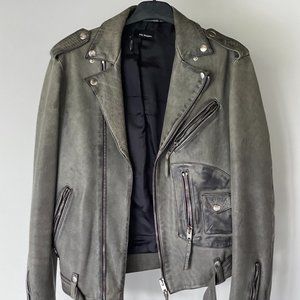 Rare Kooples Leather Moto Jacket